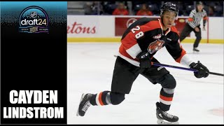 2024 NHL Draft  Cayden Lindstrom  2324 Highlights [upl. by Lahsram]