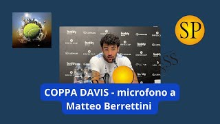 Microfono a Matteo Berrettini [upl. by Hakon]