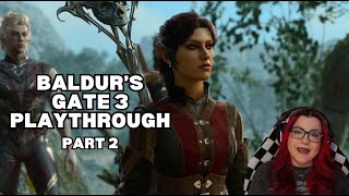 Baldurs Gate 3 Playthrough Part 2  Half Elf Warlock [upl. by Celik677]