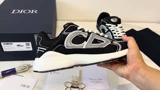 DIOR B30 Sneakers Black white 2024 Review QC CCheck [upl. by Ylek]