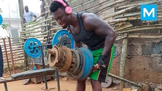 REAL GYM  African Bodybuilders  Muscle Madness [upl. by Siramaj]