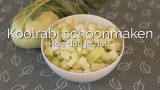 Hoe maak je koolrabi schoon PuurGezond [upl. by Oaks]