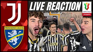 🔥 ASFALTATI JUVENTUS  FROSINONE 40  LIVE REACTION TIFOSI JUVENTINI [upl. by Aydne]