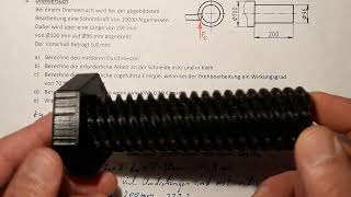 Mechanische Arbeit Aufgabe 5 Drehversuch [upl. by Basset]