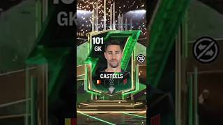 101OVR GK Casteels Impossible 💀 3000 Diamond Daily pack bundle 4k trend fc24 fcmobile FC25 [upl. by Rech]