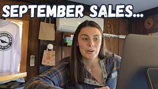 Going over My September Sales amp Updates From the Middle of Fall Fair Season [upl. by Fitzger]