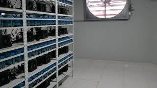 Mineradora de Bitcoin video gravado 17 de maio de 2019 valor do bitcoin era 8500 USD [upl. by Nilla]