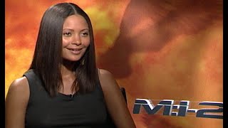 Rewind Thandie Newton on Tom Cruise automatic weapons and Mission Impossible 2 car stunts 2000 [upl. by Nea]