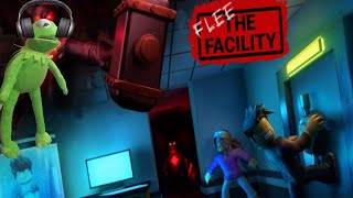 Kermit plays Roblox flee the facility [upl. by Nagy]