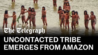 Rare footage of largest uncontacted tribe in the world shows disaster in the making [upl. by Duax]