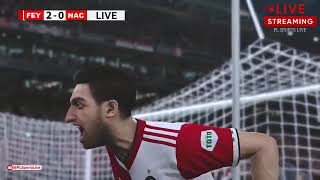 🔴LIVE Feyenoord vs NAC Breda  NETHERLANDS Eredivisie 2024  Football Live Match Today [upl. by Alyhs]