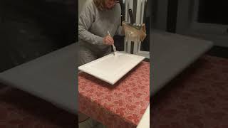 Finishing cupboardcabinet doors with a brush and roller [upl. by Arev]