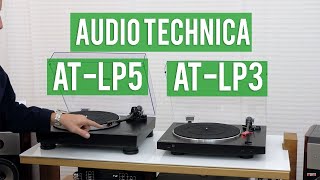 AUDIO TECHNICA ATLP3 vs ATLP5 [upl. by Kopaz]