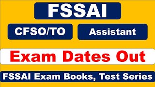 FSSAI Exam Dates Released Check FSSAI Exam Dates  FSSAI Exam Preparation  FSSAI Exam Books [upl. by Parnas]