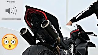 Panigale V4 SP Exhaust 🔊😳 shorts [upl. by Hayse]