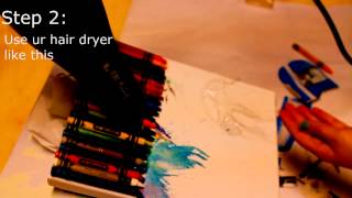 How To  Melt Oil Pastels [upl. by Assirac]