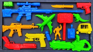 Membersihkan Nerf Ak47 Assault Rifle Shotgun Sniper Rifle Glock Pistol M16 Nerf gun Eps 115 [upl. by Booker]