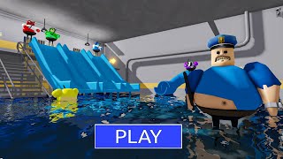 INSIDE OUT 2 WATERPARK PRISON RUN BARRY roblox obby [upl. by Elfrida786]