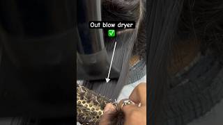 Out Blow Dryer Step By Step 👍  Sonuhairartst  hair haircut viral salon [upl. by Rebm530]