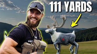 111 Yard Archery shot to WIN A TRUCK I Hit the Center Total Archery Challenge [upl. by Maude139]