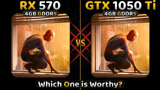 GTX 1050 Ti vs RX 570  16 Games Tested  1050 ti vs 570 in Gaming 2023🔥 [upl. by Sidnac]