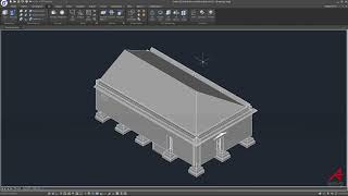 IFC import l GstarCAD 2020 [upl. by Jansen771]