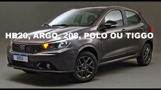 ARGO HB20 PEUGEOUT 208 CITROEN C3 VW POLO TIGGO 5X QUAL COMPRAR [upl. by Akinajnat]