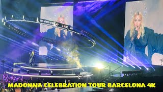 MADONNA CELEBRATION TOUR BARCELONA 4K FULL [upl. by Artekal]