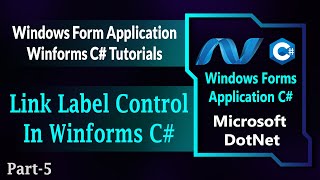 05  Link Label Control In Winforms C  Winforms C LinkLabel  Windows Forms Csharp HindiUrdu [upl. by Astred]