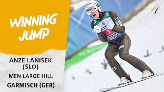 Lanisek breaks Four Hills drought on New Years day  FIS Ski Jumping World Cup 2324 [upl. by Eidok]