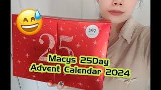 Macys 25 Day Advent Calendar of 2024 is here Kinda Meh [upl. by Rosenkrantz964]