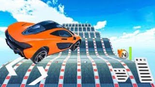 Down Ramp Car Bump Stunts  GTA 5 [upl. by Kent]