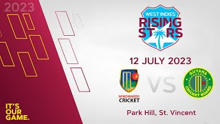 Leewards vs Trinidad  CWI Men’s Under 19 50over Championships 2023 [upl. by Annaert]