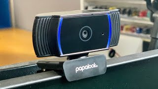 Papalook AF925 1080p HD Webcam Unboxing amp Review [upl. by Derman]