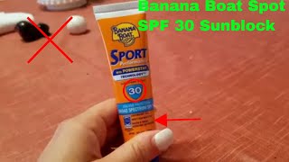 ✅ How To Use Banana Boat Sport SPF 30 Sunblock Review [upl. by Annavas867]