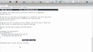RPi ISCDHCPSERVER DHCP Reservation [upl. by Whiteley]