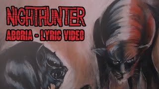 NIGHTHUNTER USA quotAboriaquot LYRIC VIDEO taken from quot87quot LP Official Reissue [upl. by Nelra379]