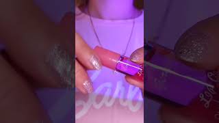 Your daily dose of ASMR 🍒 Rollon lip gloss lipglosssounds satisfying asmrverdana [upl. by Polly]