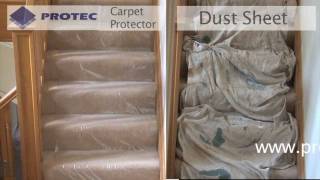 Carpet Protector from Protec  To protect from dust dirt and damage [upl. by Eillak]