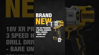 NEW from DEWALT®  18V XR 3Speed Hammer Drill Driver DCD1007NXJ [upl. by Oiludbo]