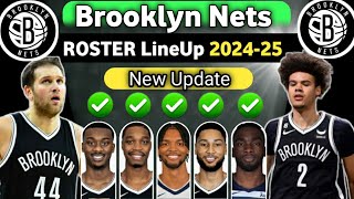 BROOKLYN NETS ROSTER LINEUP 20242025 💯 [upl. by Celine]