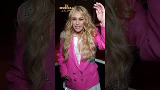 Paulina Rubio repasa todos sus momentos vitales en El musical de tu vida shorts Mediaset [upl. by Nimsay52]