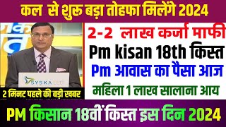 Berojgari Bhatta New Update 2024  PM Kisan 18th Kist installation Date  Kcc loan mafi 2024 up [upl. by Esilrac350]