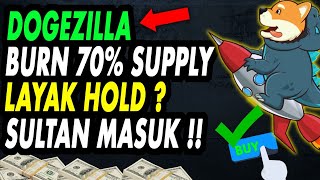 DOGEZILLA BURN TOKEN 70 SUPPLY MINGGU INI 🚀🚀 UPDATE DOGEZILLA REVIEW  HOLDER LAKUKAN INI [upl. by Roydd]