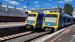 Afternoon Peak Xtrapolis trains at Glenferrie [upl. by Mcmaster]