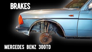 Mercedes Benz S123 300TD  Changing Discs and Pads [upl. by Nestor787]