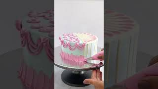 P2 White Chocolate Drip Cake 🎂decorating design tutorial for beginnersshortsfeed shorts cake yt [upl. by Hound469]