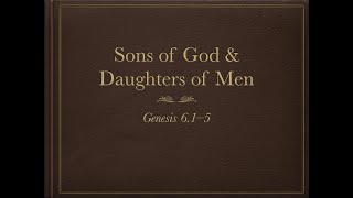 Who Are The Sons of God in Genesis 6 [upl. by Tohcnarf716]