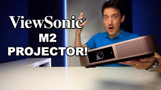 VIEWSONIC M2 FULL HD LED PROJECTOR REVIEW [upl. by Norita623]