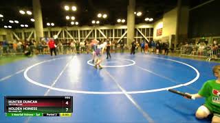 106 Lbs Cons Round 4  Hunter Duncan Tri Cities WC Vs Holden Hoiness Billings WC 2033 [upl. by Ylera]